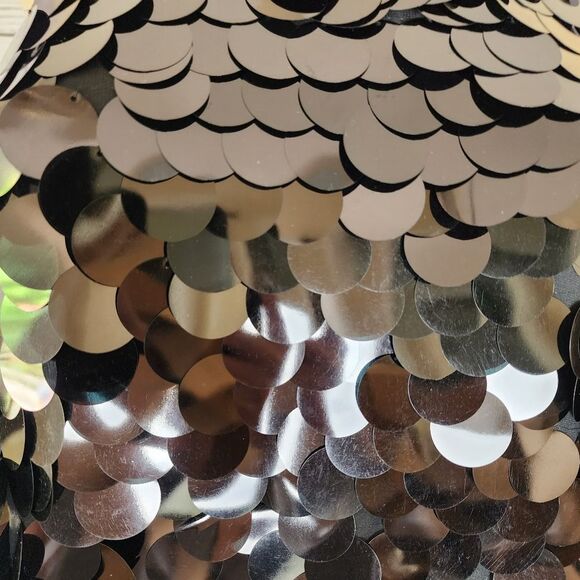 Kenneth Cole Sleeveless Black Paillete Swing Dress Small NWT - Picture 6 of 9